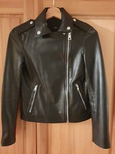 Mango Lederjacke Bikerjacke, Gr. XXS, neuwertig