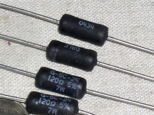 4 NEW DALE VISHAY G-5C-24 RWR84 MIL MILITARY WIREWOUND RESISTOR 120 OHM 7W USA