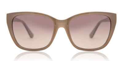 Guess GU7593 57F Beige Cat Eye Plastic Sunglasses Frame 54-18-145 GU7593