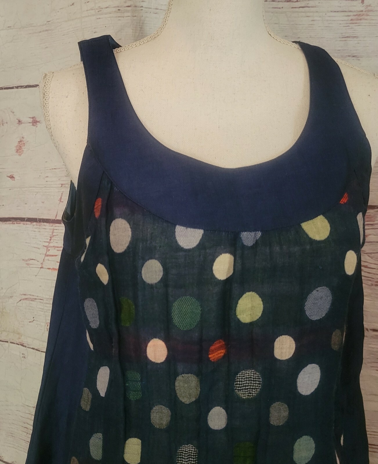 Aventures des Toiles Multicolor Polka Dot Dress Size 38/ Medium image 4