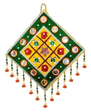 Traditional Handmade Wall Hanging for Home Office Decoration Multicolor