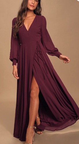 Long Sleeve Wrap Dress size XS NWT | eBay