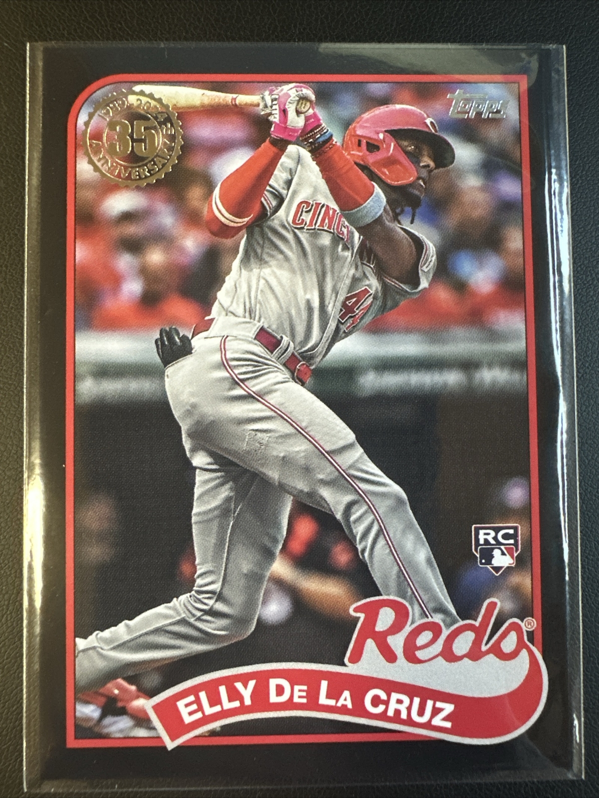 Elly De La Cruz 2024 Topps Series 2 RC 1989 Black Border Variation /299