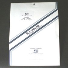 Showgard Stamp Mount Size 198/264 mm - BLACK - Pack of 5 (198x264  198mm) STRIP