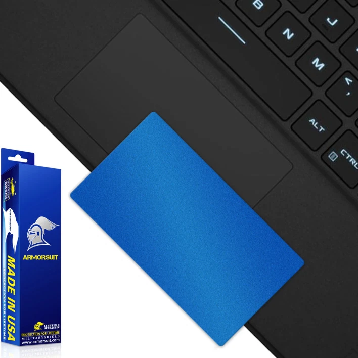 Armorsuit MilitaryShield Matte Blue Metallic Skin Wrap Film ASUS ROG Flow Z13 - Image 4 of 4