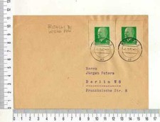 13482) DDR 6.2.1953 Cover Berlin Local - Frankiert With Part Of Postal Card