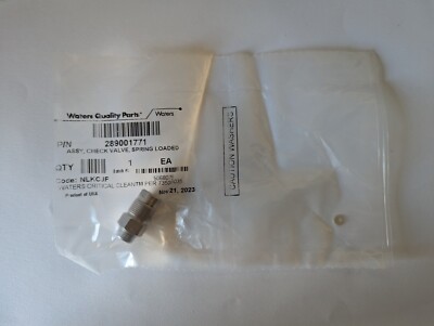 Waters HPLC/UPLC QSM Primary Check Valve Assembly, spring loaded; 289001771