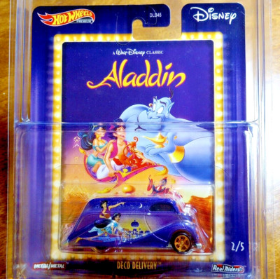 Hot Wheels Premium Walt Disney Deco Delivery Aladdin Real Riders Metal/Metal