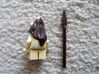LEGO Star Wars - Rare - Ewok Minifig - Logray w/ Spear - From