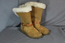 Used Ugg Kids 1094577K Nessa sheepskin-lined Boots Beige US size 3