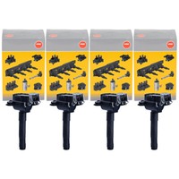 4X NGK 48008 U5004 ZüNdspule FüR VW Golf 4 Passat B5 Sharan A3 8L A4 B5 A6 1.8 T