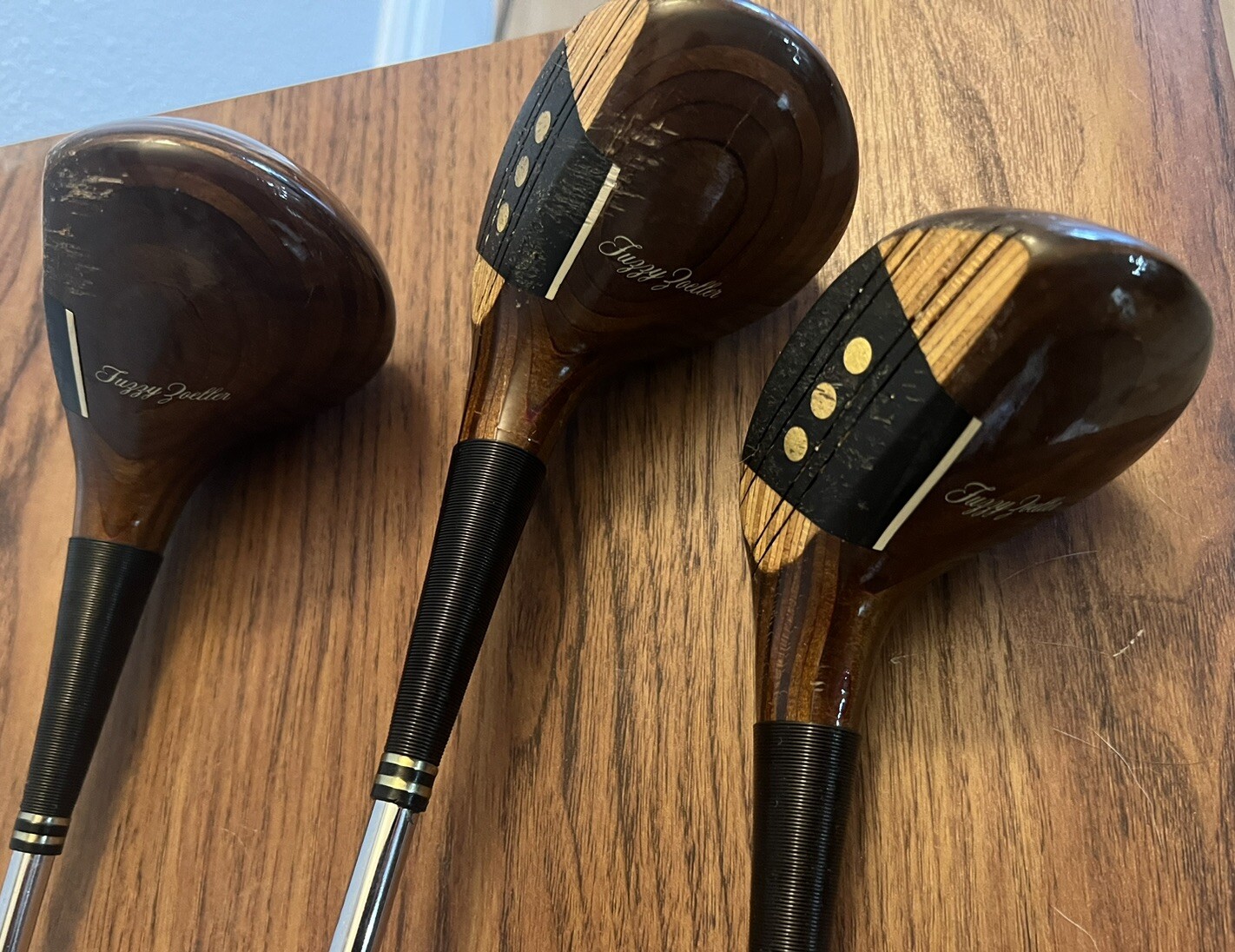 Powerbilt Pro Power H&B Fuzzy Zoeller 1,3,5 Woods Permission NICE RARE VINTAGE