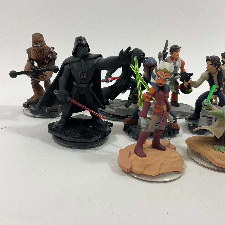 Lot of 14 Disney Infinity Characters Figures Star Wars Jedi Darth Vader Obi Wan - Image 2 of 4