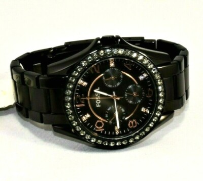Fossil Swarovski Crystal Stella watch (rare color) men-s-fossil-es3578-watch-56.jpg main image 4