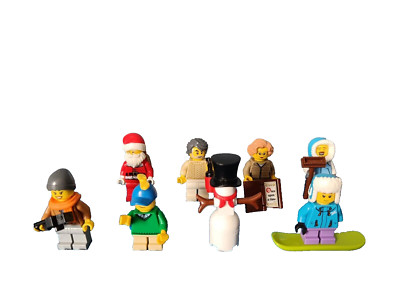 Lego 8x Figuren Sammlung Advent Calendar 2019 - 60235