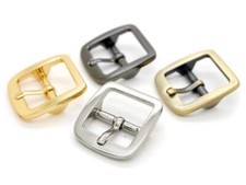 Square Center Bar Belt Buckles 3/4" Single Prong DIY Accessories Pick Color