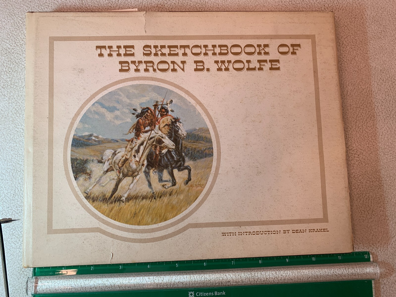 1st Edition Sketchbook of Byron B. Wolfe Paintings of the West 1972 | eBay