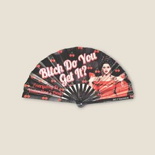 Official Cherry Valentine RuPaul's Drag Race Hand Fan - B*tch Do You Get It