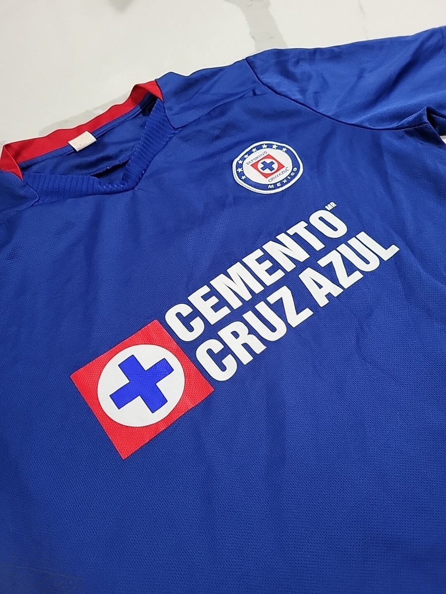 Liga Mx Cruz Azul Deportivo Mexico Blue Jersey Size Adult Medium