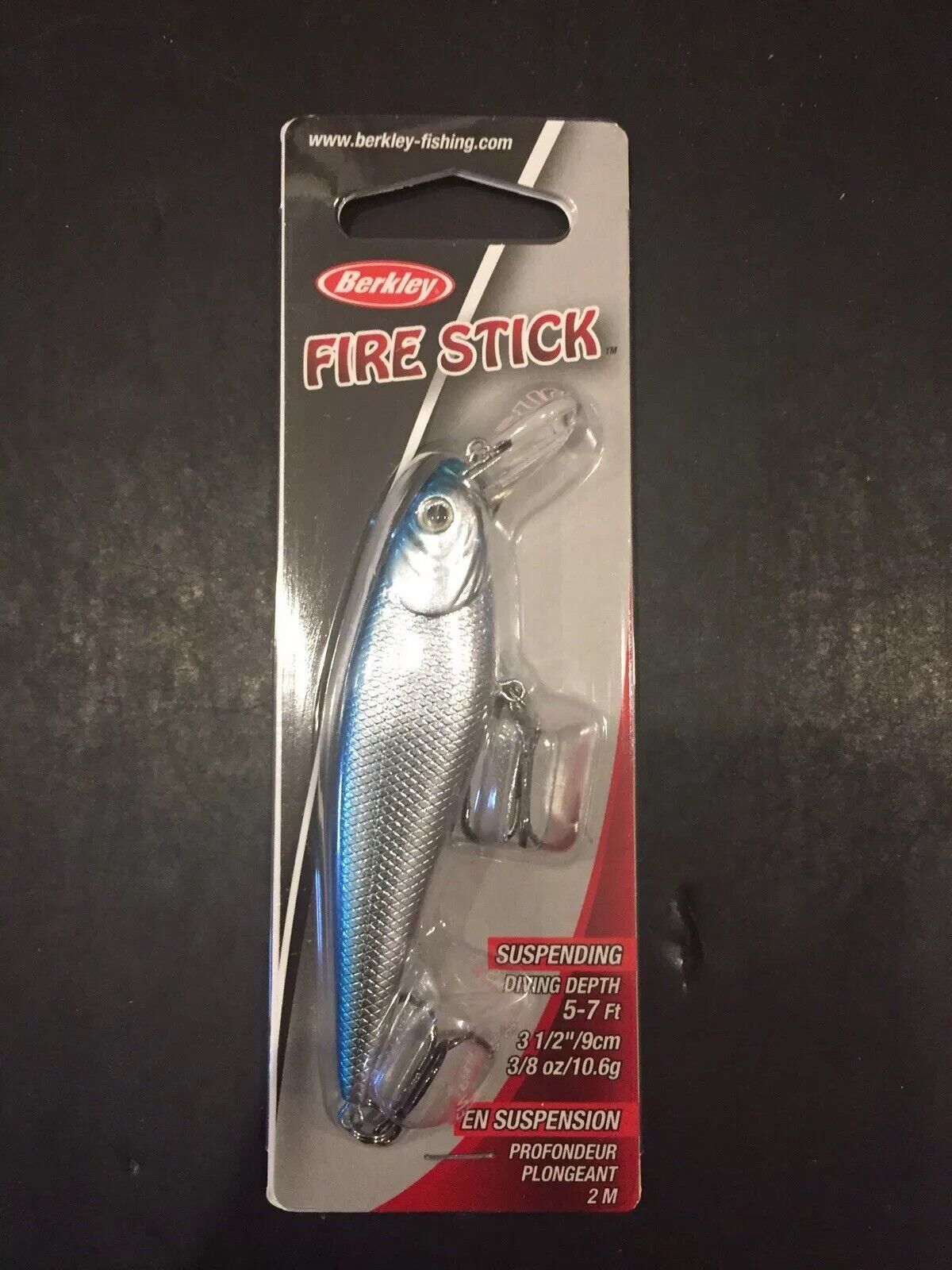 Berkley Fire Stick 5-7ft 3 1/2” 3/8oz Chrome Blue