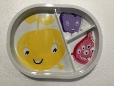 Vintage ABC Divided Child Plastic Melamine Plate