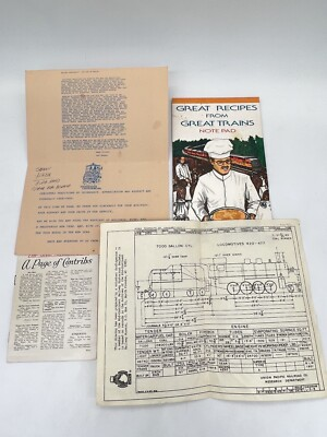 #ad #ad GREAT RECIPES FROM GREAT TRAINS NOTE PAD Other Train Papers. Great Northern $9.99