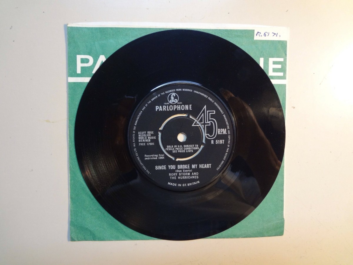 RORY STORM & HURRICANES: America!-Since You Broke My Heart-U.K 7