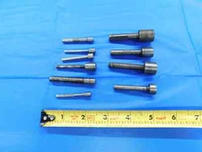 10 PCS LOT OF USED REMOVEABLE COUNTERBORE PILOTS VARIOUS SIZES SEE PICTURES