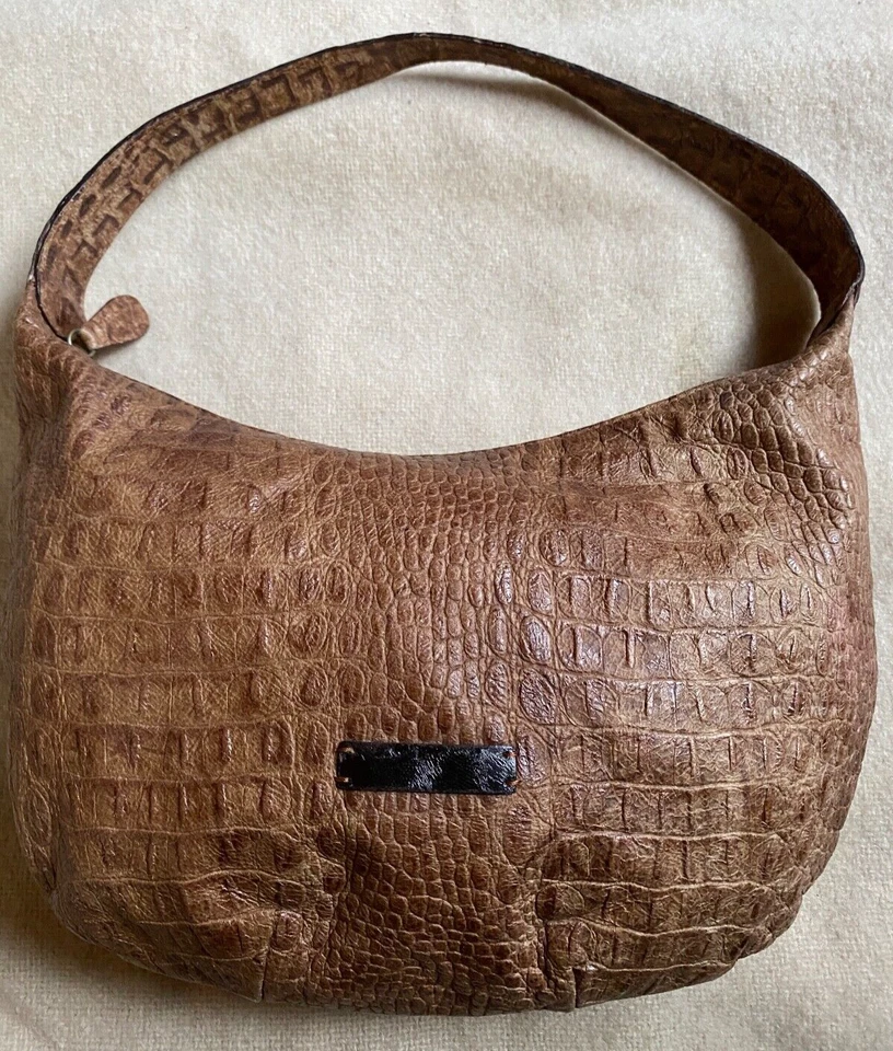 * Tosca Blu * sac à main en cuir vintage bag à saisir - Photo 1/4