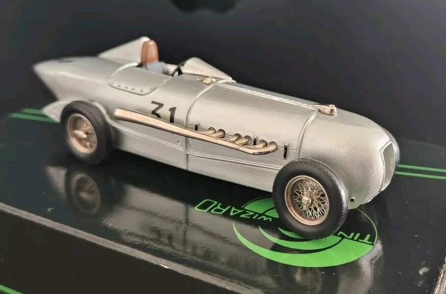 Tin Wizard Mercedes SSKL Streamliner #31 Race 1:43 Handmade, Rare - Image 2 of 4