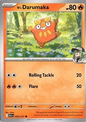 N's Darumaka 032/217 Mega Evolution: Ascended Heroes