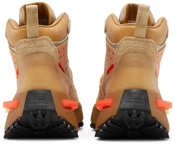 Adidas HU NMD S1 Ryat Tan x Pharrell Hu Tan Volt Orange GV6638 Size 7 RRP £220 image 4