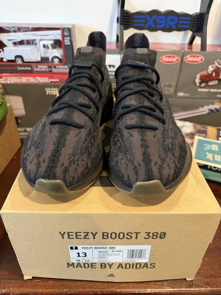 adidas Yeezy Boost 380 Onyx Non-Reflective Primeknit Low Top Men's