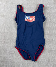 NWT Vintage 90s Disney Story Swimsuit Womens Size 6 Mickey Mouse American Flag