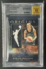 2024 Panini Origins WNBA Marine Johannes Jersey Auto Black Logo Patch One of 1/1