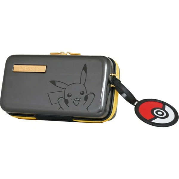 Pokemon Pocket Monsters original en forma de maleta Mini bolsa Picachu negro