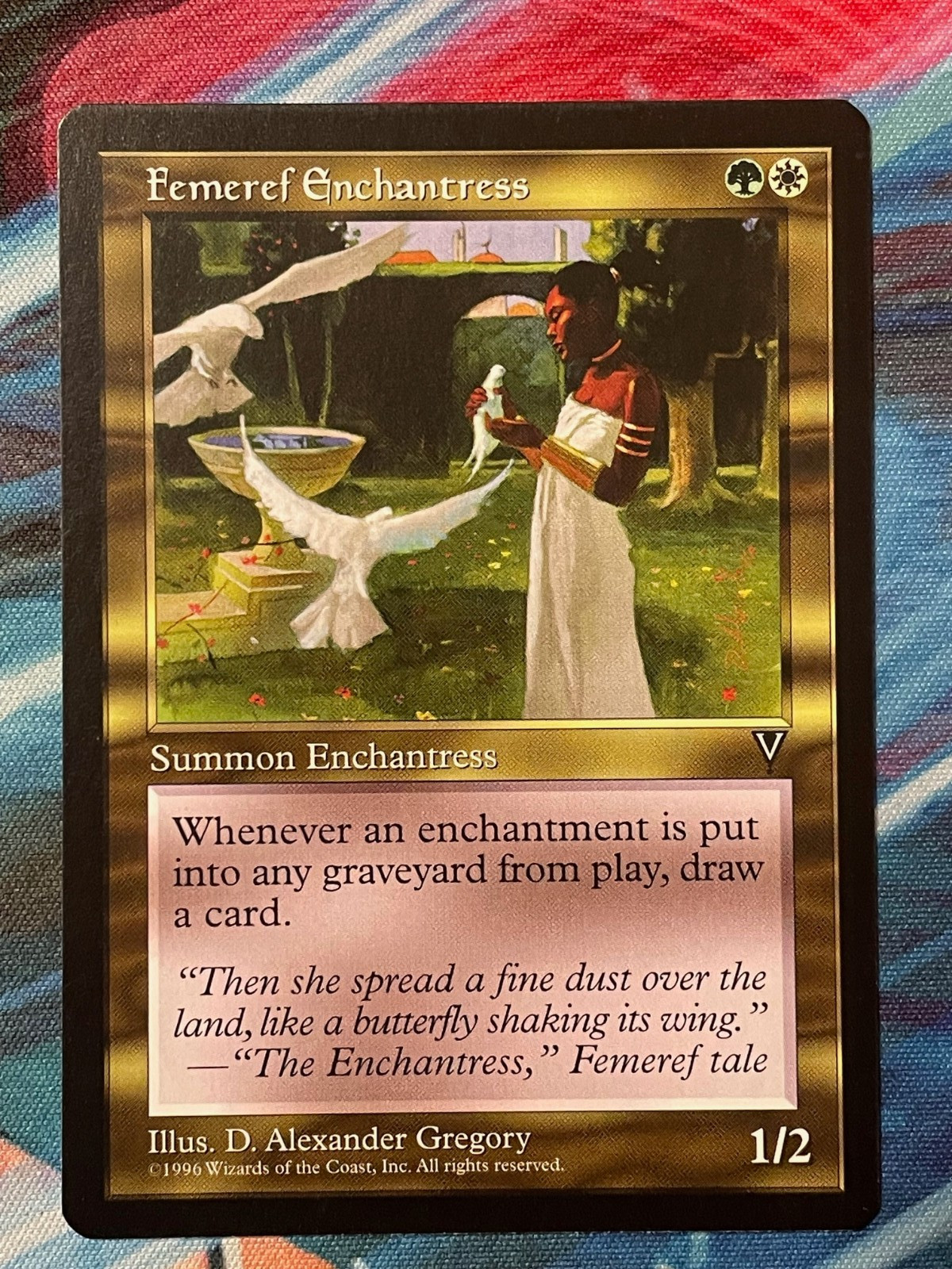 MTG Magic The Gathering Femeref Enchantress From Visions, NM