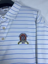 Peter Millar Summer Comfort Shirt Mens 2XL Olympia Fields US Amateur Golf Polo