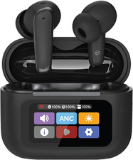 Groov E Neo Buds True Wireless Earbuds - Black - with Active Noise Cancelling an