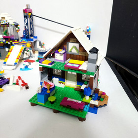 Lego Friends Set LOT 41323 Snow Chalet 41324 Snow Resort Ski Lift