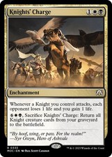1x Knights Charge - Commander March Of The Machine Near Mint - Mtg 1x Knights Charge - Commander March Of The Machine Near Mint - Mtg