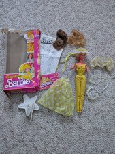 Vintage Pretty Changes Barbie Mattel 1978 abito giallo capelli biondi con accessori