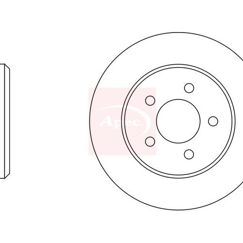 APEC Brake Disc DSK2079