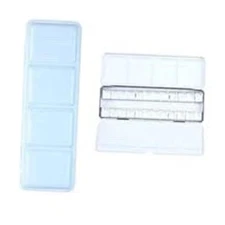  Travel Artist Empty Watercolor Tins Box Palette Paint Case, Medium Colorful 