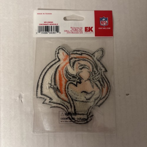 🏈Cincinnati Bengals Tigerstreifen Bügelbild/Aufnäher Patch 3”x3”🐅 - Bild 2 von 2
