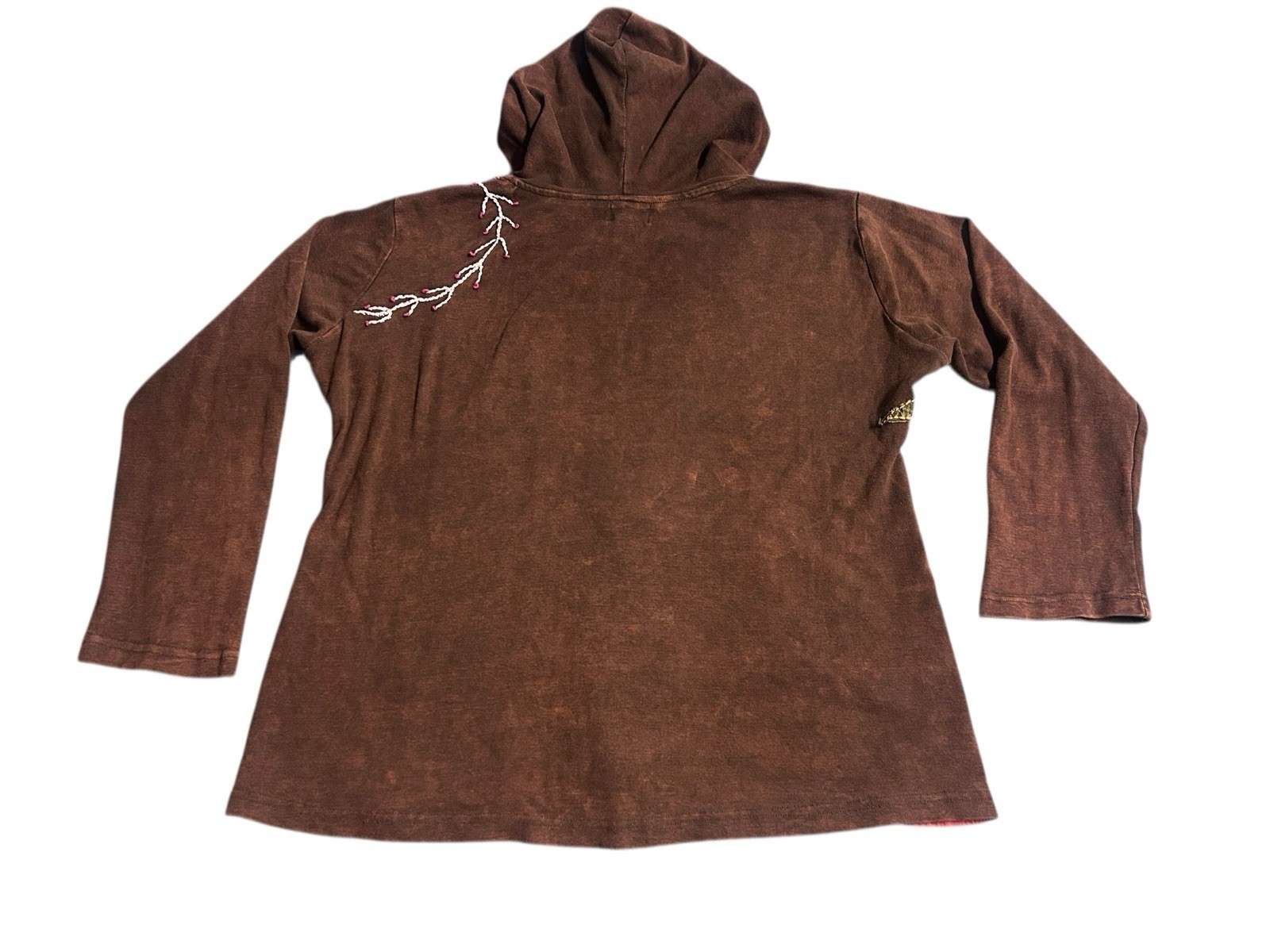 Rising International Patchwork Full Zip Hoodie Hi… - image 7