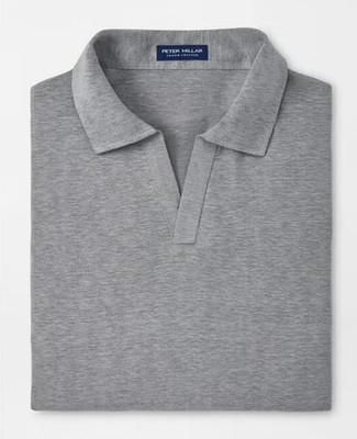 Peter Millar XL  Crown Crafted Linen Coastline Polo Shirt Riviera Collar $180