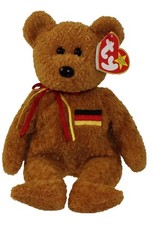 TY Beanie Baby - GERMANIA the Bear (German Exclusive*(8.5 inch) - MWMTs