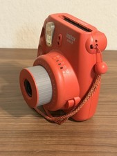 Fujifilm Instax Mini 8 Red Instant Film Camera with Case Wrist Strap