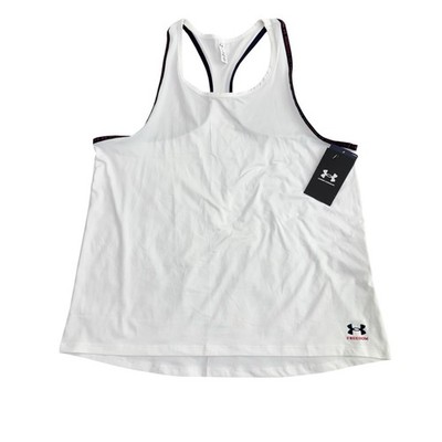 Under Armour UA Freedom Knockout Tank Women Top Training 2025 Trim Navy Blue
